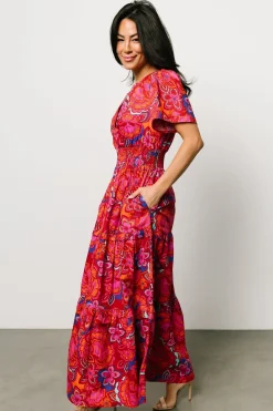 Best Baltic Born Palmer Tiered Maxi Dress | Multi Floral
