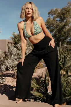 Clearance Baltic Born Parvati Smocked Waist Pants | Black