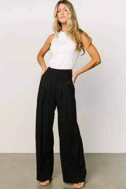 Clearance Baltic Born Parvati Smocked Waist Pants | Black