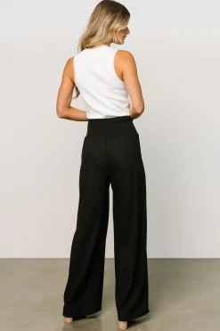 Clearance Baltic Born Parvati Smocked Waist Pants | Black