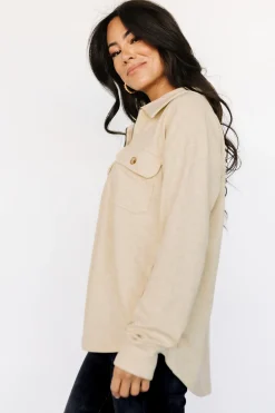 Fashion Baltic Born Patrick Half Zip Pullover | Honey