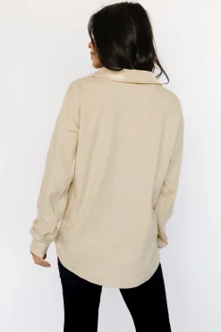 Fashion Baltic Born Patrick Half Zip Pullover | Honey