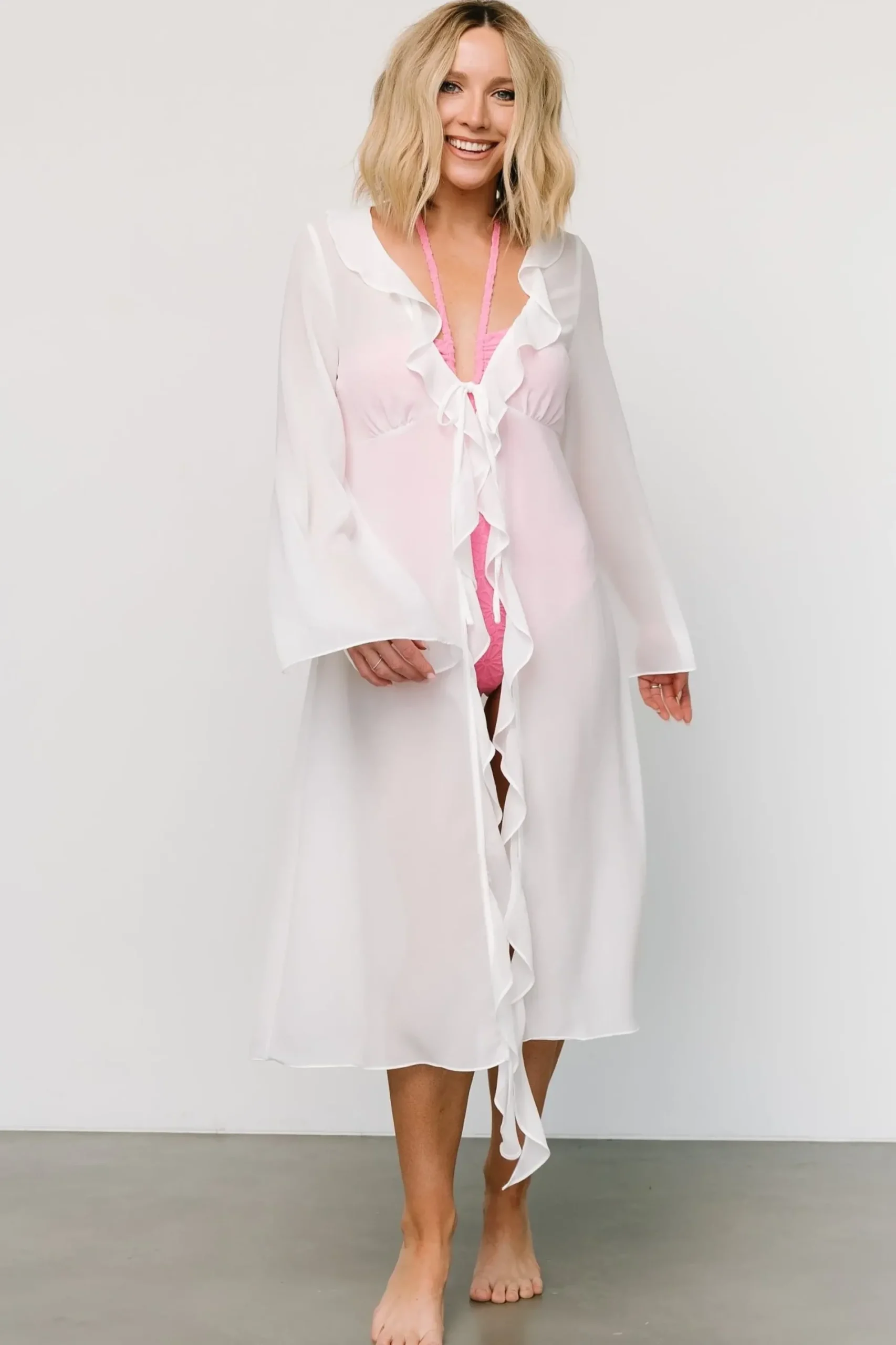 Discount Baltic Born Perry Duster Cover Up | Off White