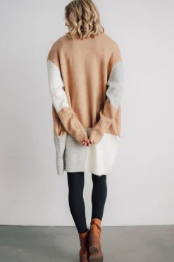 Clearance Baltic Born Pierson Color Block Cardigan | Camel