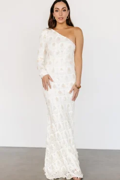 Online Baltic Born Porscha One Shoulder Gown | Cream