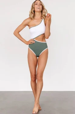 Clearance Baltic Born Portofino One Piece | Olive + White