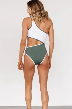 Clearance Baltic Born Portofino One Piece | Olive + White