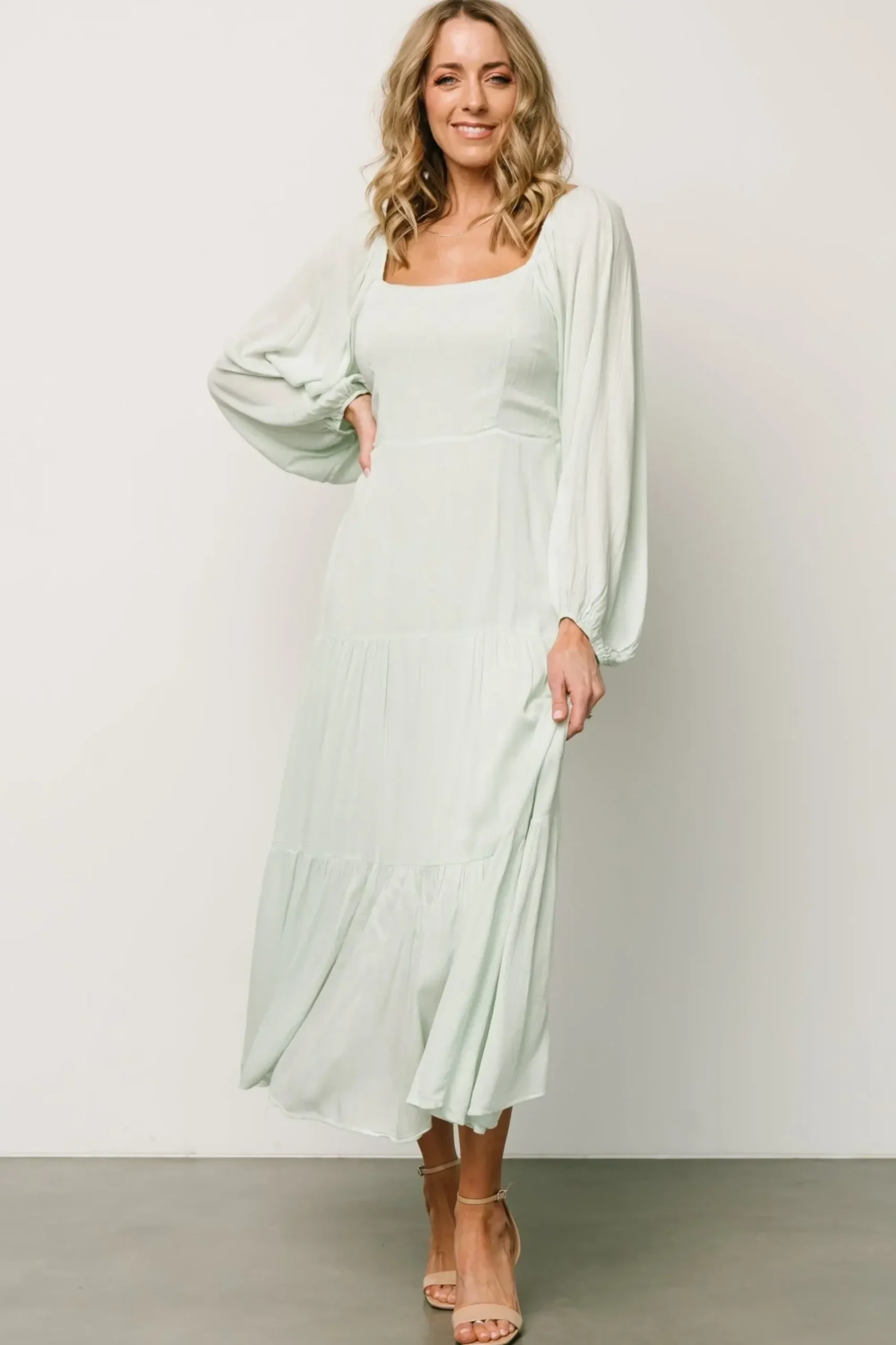 Sale Baltic Born Rachelle Maxi Dress | Light Sage