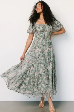Discount Baltic Born Raelynn Maxi Dress | Sage Floral