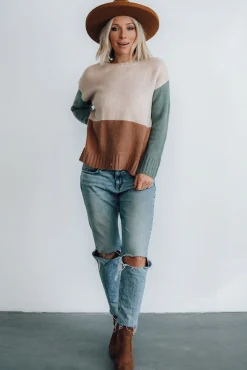 Fashion Baltic Born Randi Color Block Sweater | Natural