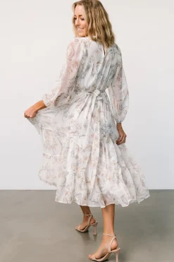 Clearance Baltic Born Raven Midi Dress | Off White Floral