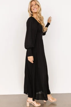 Discount Baltic Born Renata Dot Maxi Dress | Black