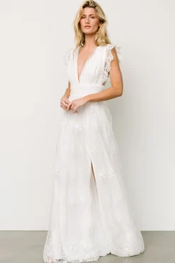 Sale Baltic Born Rhea Tulle Maxi Dress | Off White