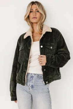 New Baltic Born Ridley Corduroy Jacket | Black