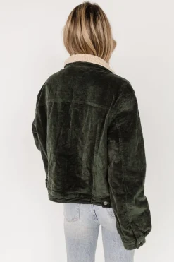 Outlet Baltic Born Ridley Corduroy Jacket | Olive