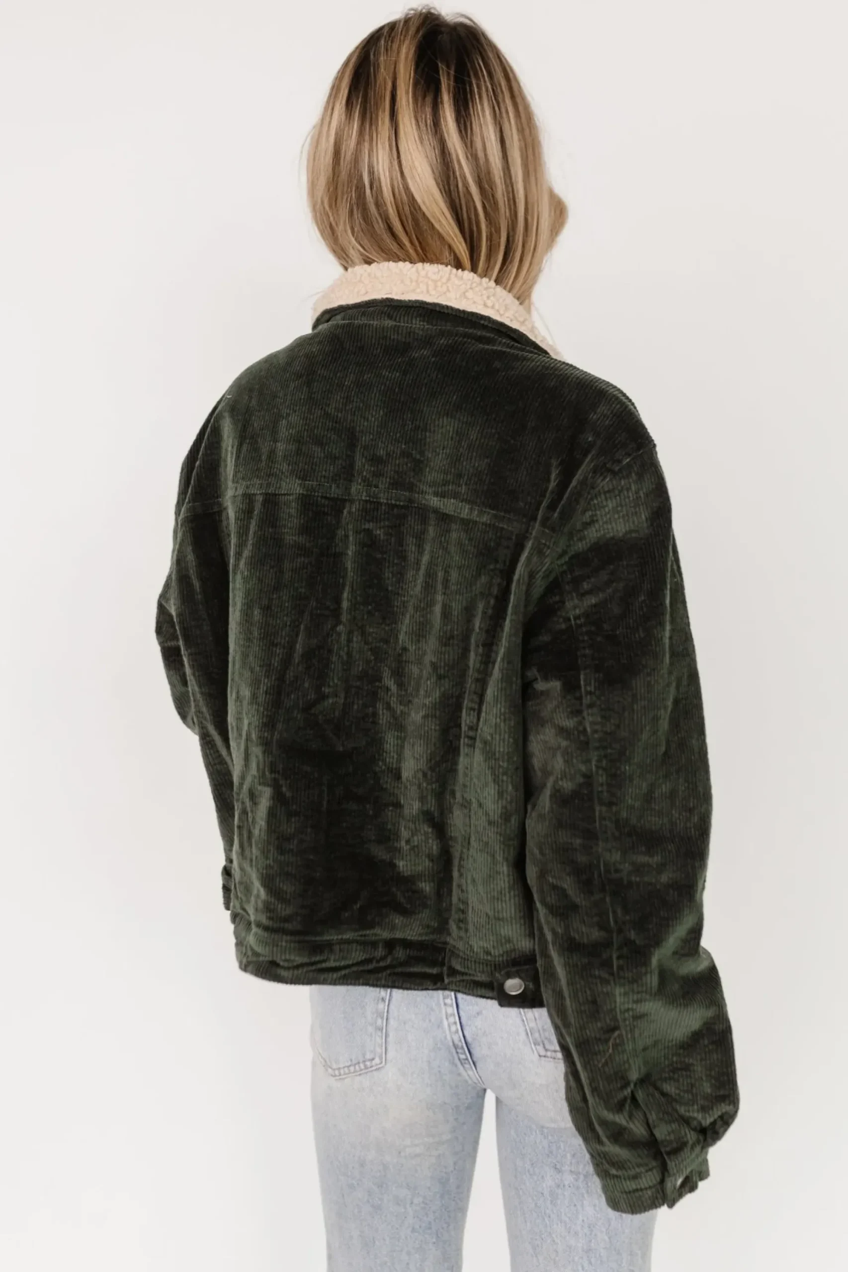 Outlet Baltic Born Ridley Corduroy Jacket | Olive