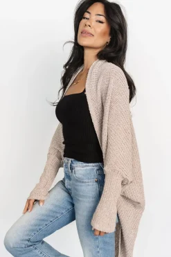 New Baltic Born Ronnie Slouchy Cardigan | Taupe