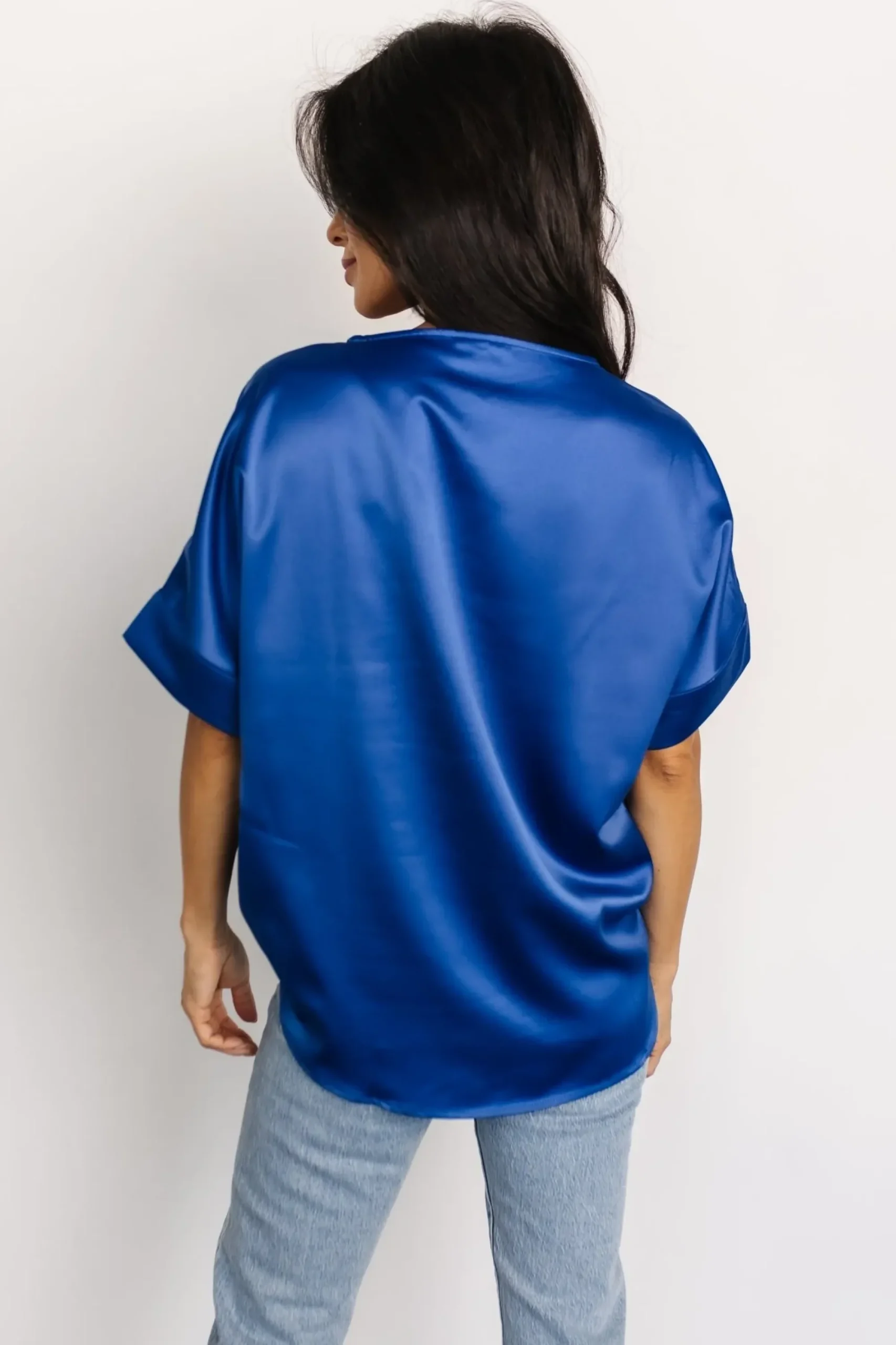 Sale Baltic Born Rory Satin Top | Cobalt