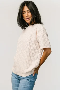 New Baltic Born Roxi Open Back Tie Top | Natural