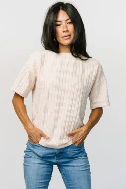 New Baltic Born Roxi Open Back Tie Top | Natural