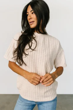 New Baltic Born Roxi Open Back Tie Top | Natural