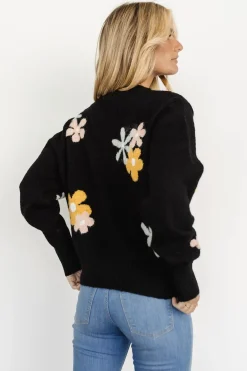 Discount Baltic Born Roxy Sweater | Black Flower