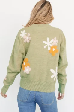 Clearance Baltic Born Roxy Sweater | Sage Flower