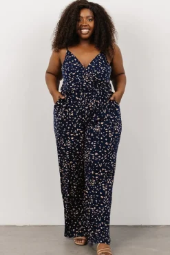 Clearance Baltic Born Sade Jumpsuit | Navy Print