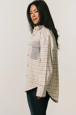 Best Baltic Born Seeley Shacket | Dusty Blue Multi