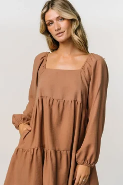 Sale Baltic Born Selena Tiered Mini Dress | Dusty Mauve