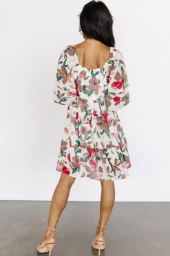 Outlet Baltic Born Shelley Short Dress | Ivory Floral