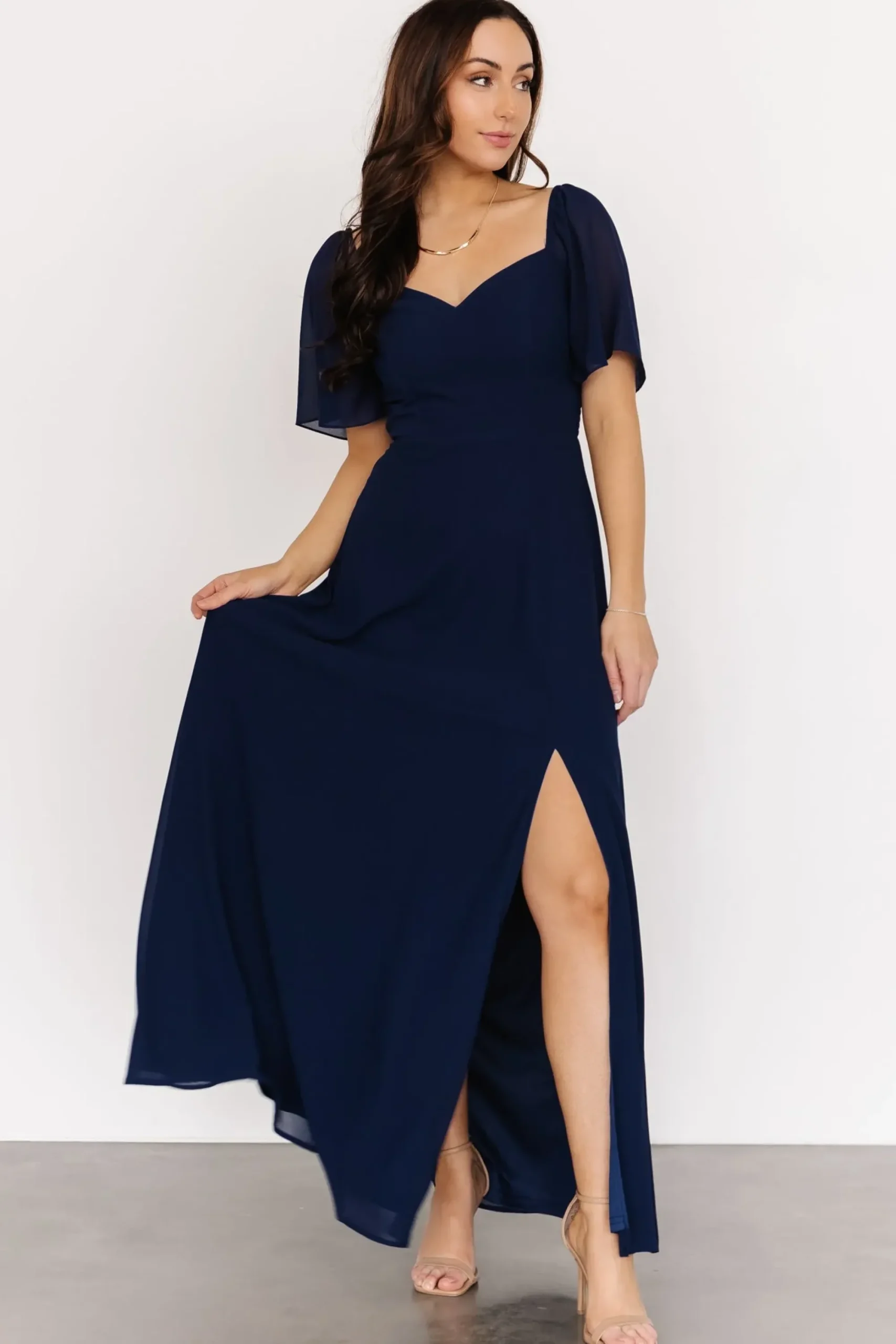New Baltic Born Sierra Sweetheart Maxi Dress | Navy