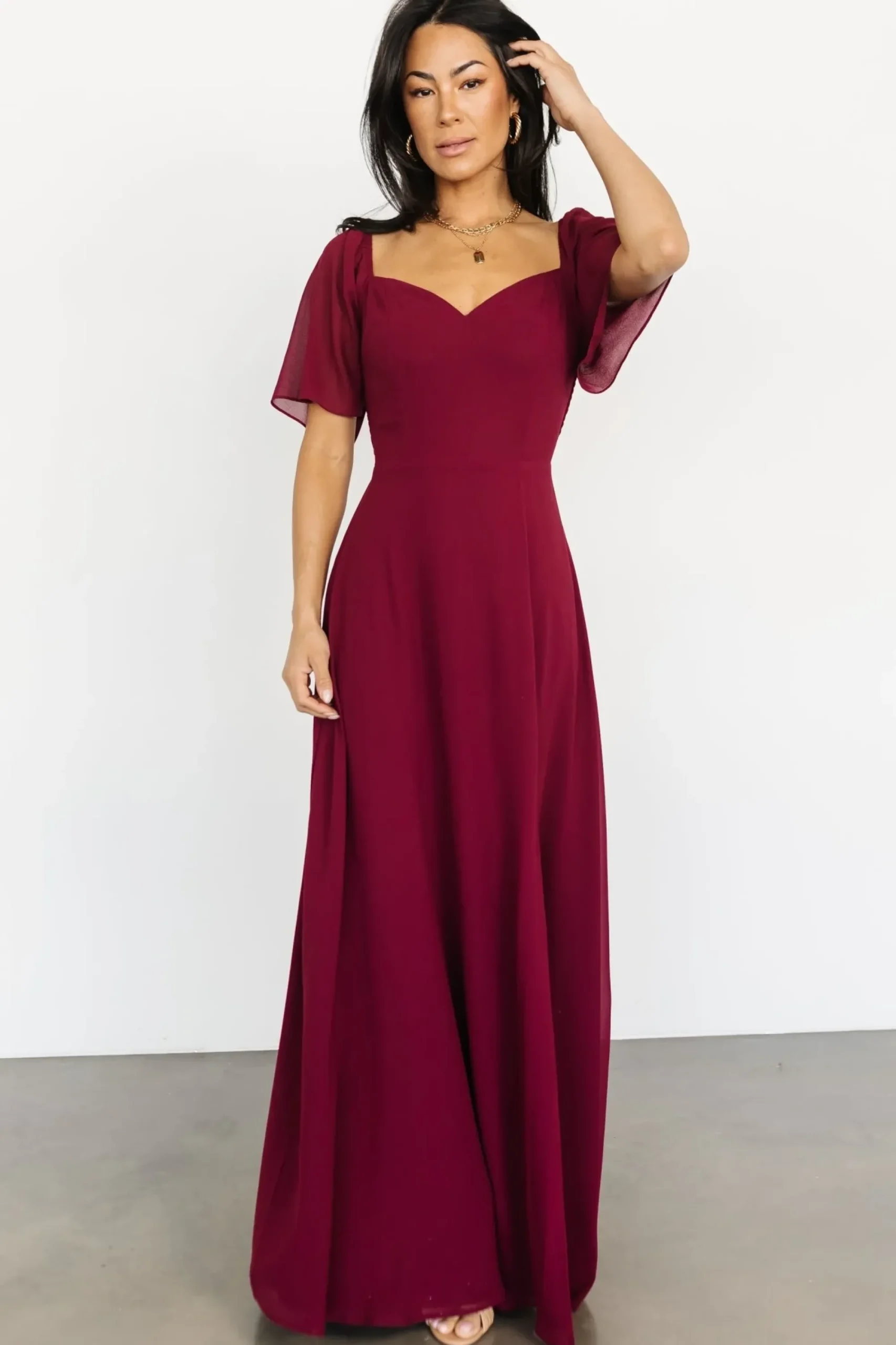 Hot Baltic Born Sierra Sweetheart Maxi Dress | Mulberry