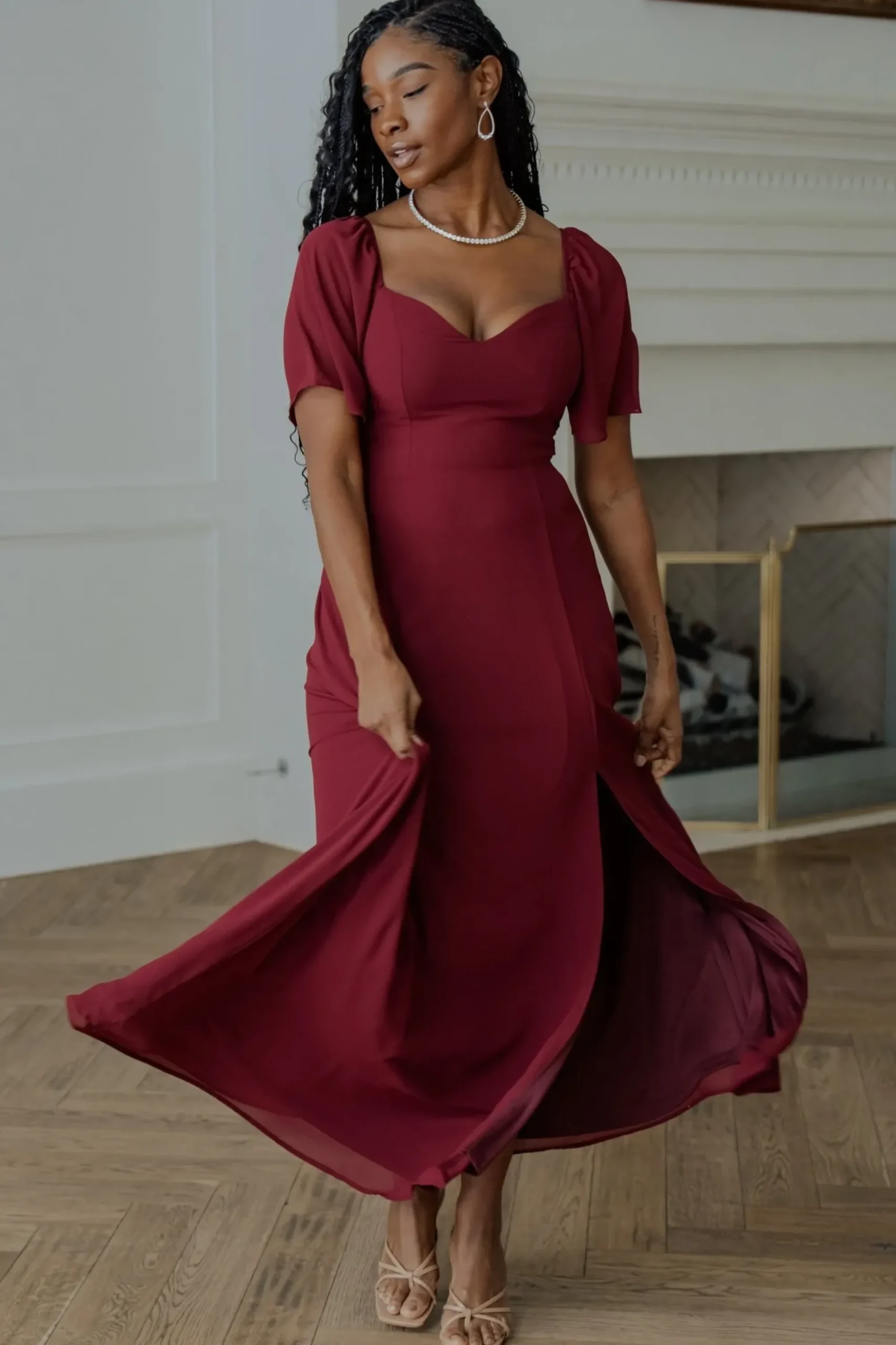 Hot Baltic Born Sierra Sweetheart Maxi Dress | Mulberry