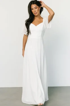 Outlet Baltic Born Sierra Sweetheart Maxi Dress | White