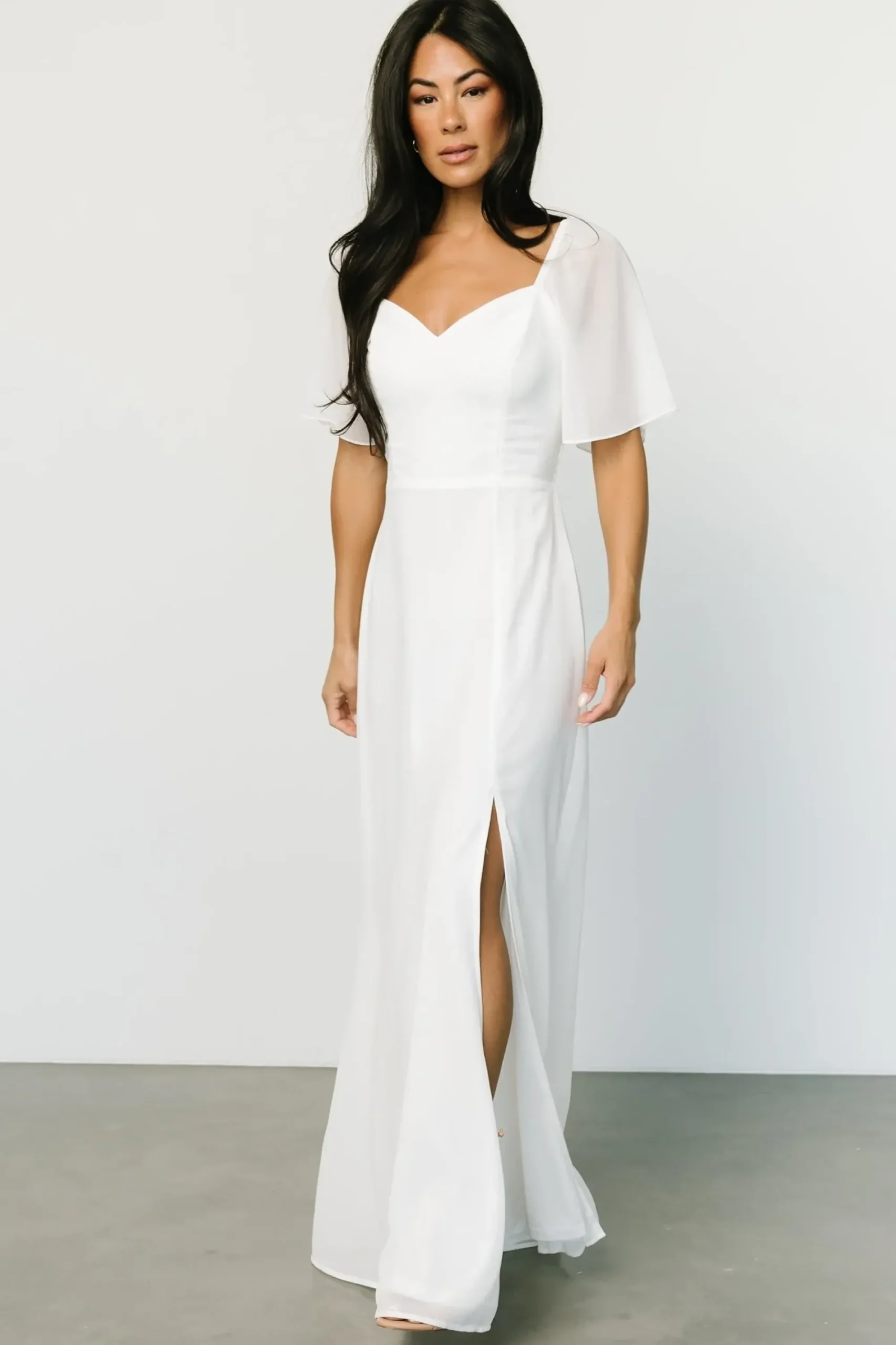 Outlet Baltic Born Sierra Sweetheart Maxi Dress | White