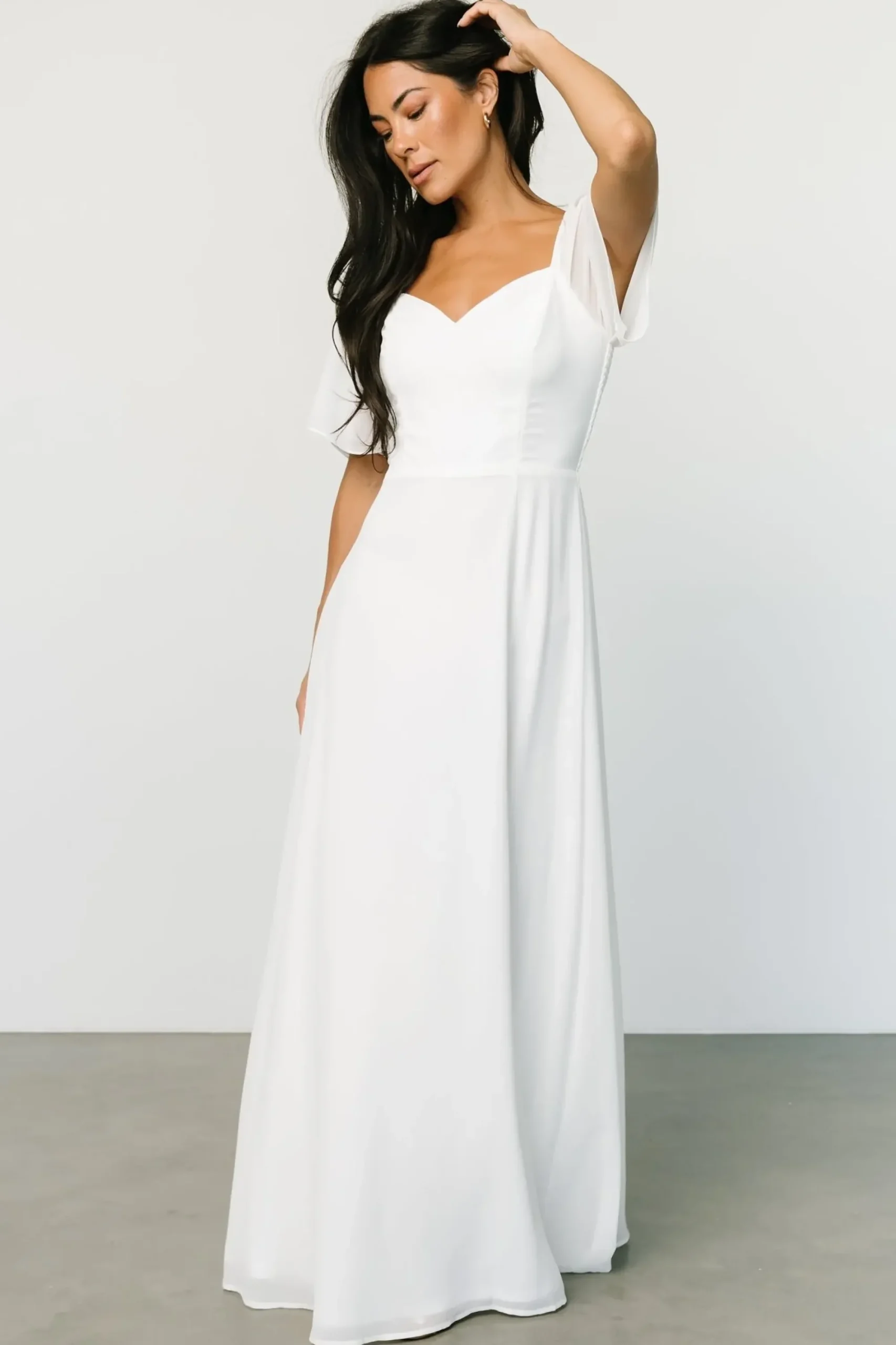 Outlet Baltic Born Sierra Sweetheart Maxi Dress | White