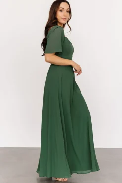 Outlet Baltic Born Sierra Sweetheart Maxi Dress | Evergreen