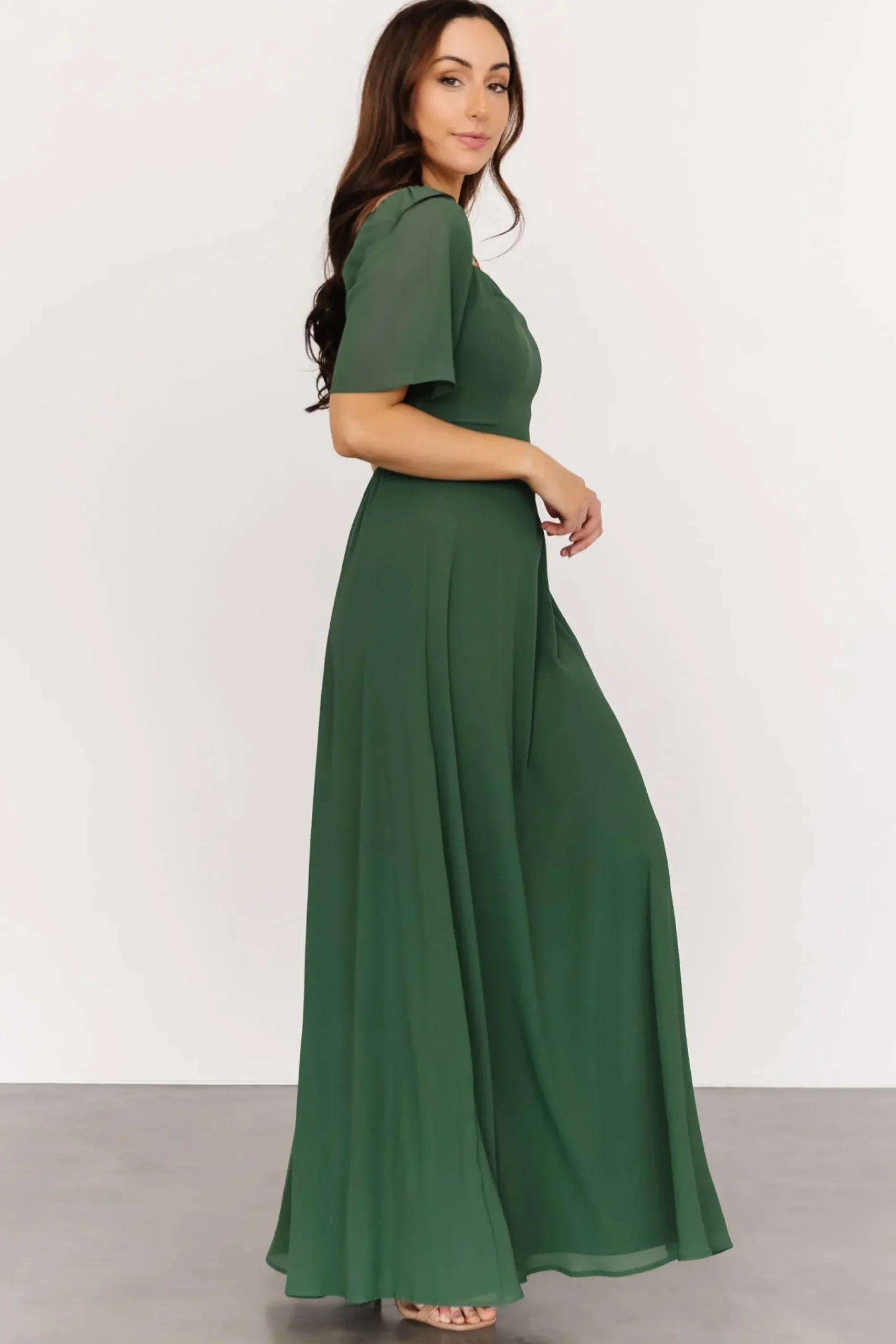 Outlet Baltic Born Sierra Sweetheart Maxi Dress | Evergreen