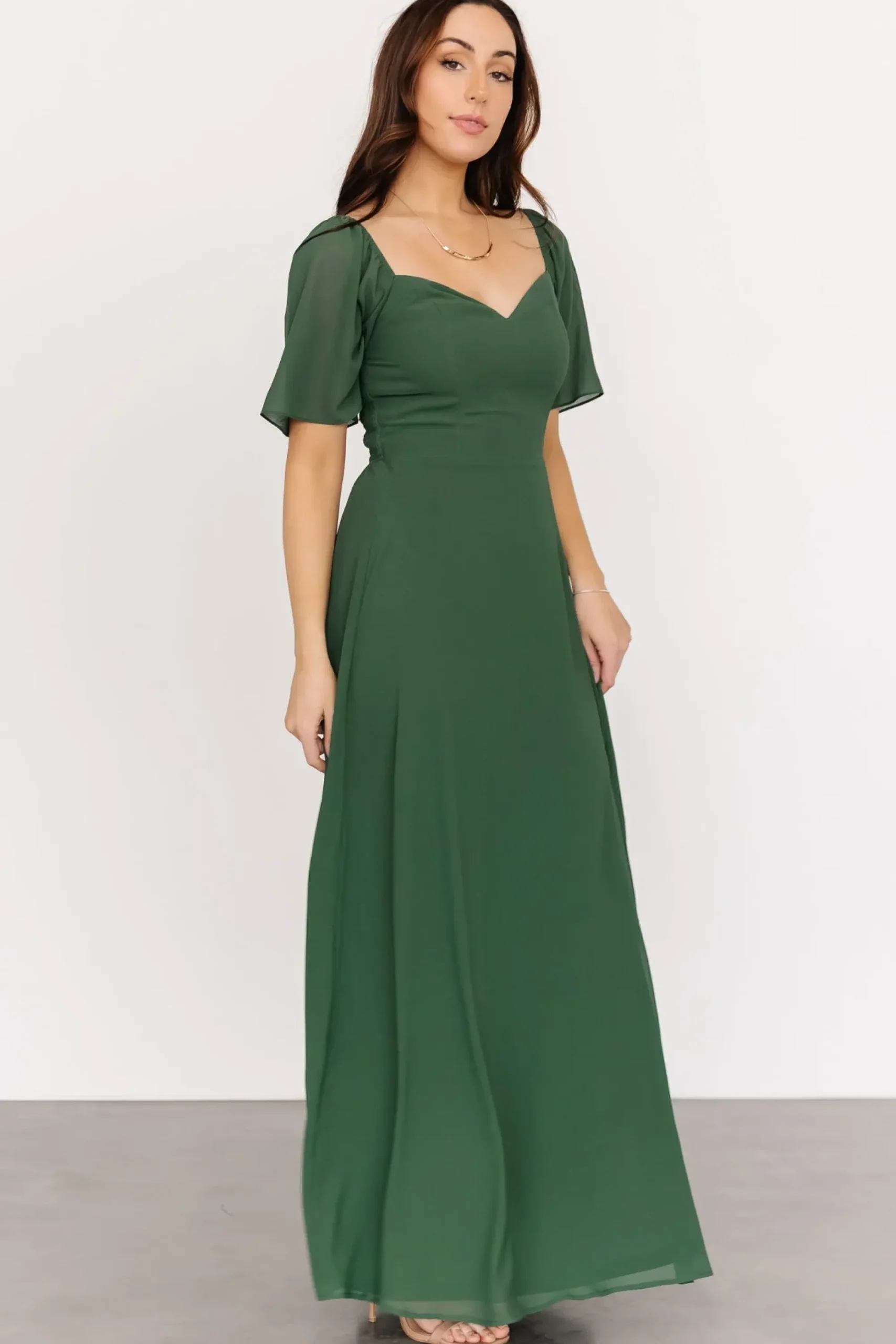 Outlet Baltic Born Sierra Sweetheart Maxi Dress | Evergreen