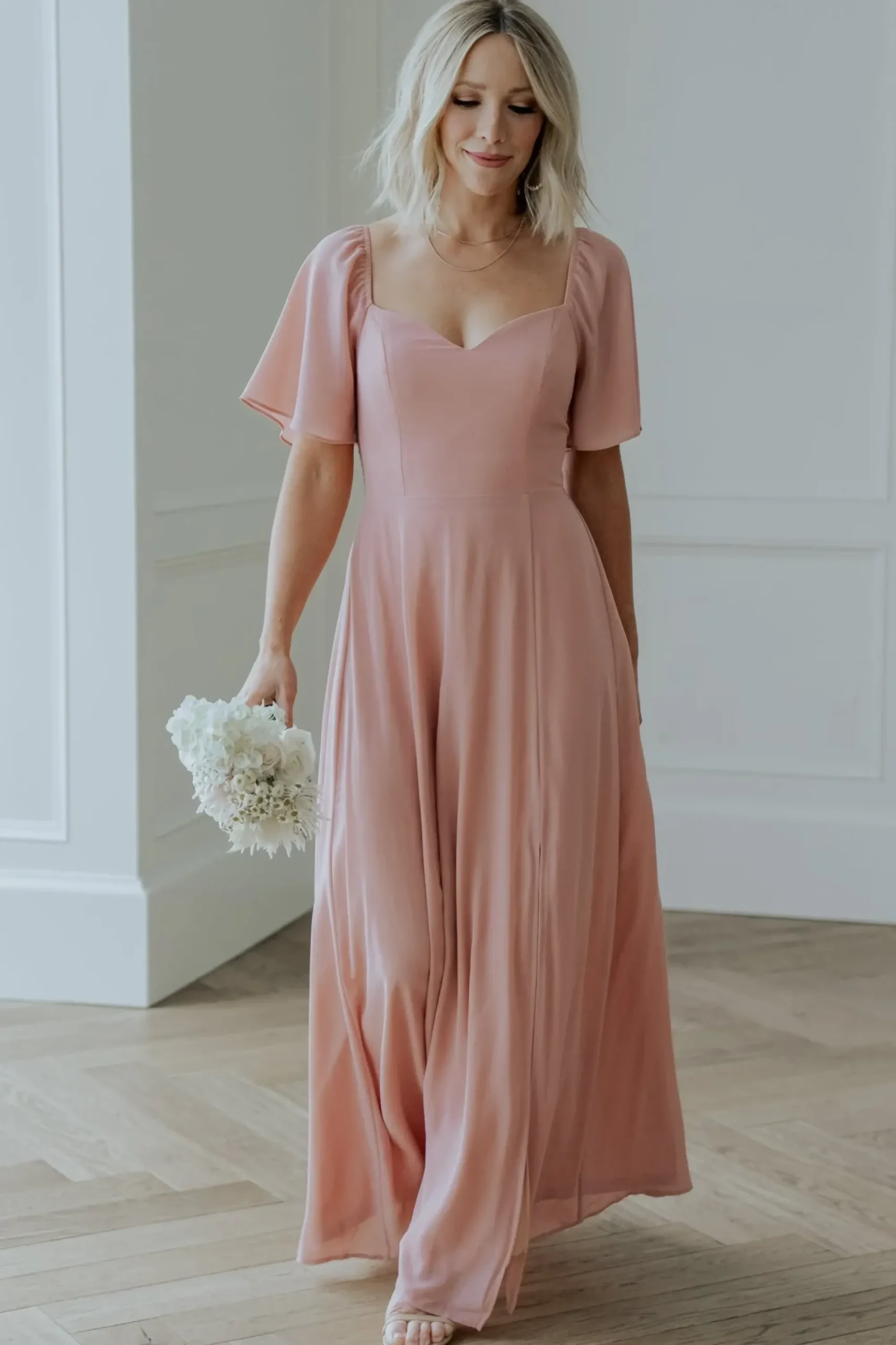 Clearance Baltic Born Sierra Sweetheart Maxi Dress | Blush