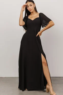Hot Baltic Born Sierra Sweetheart Maxi Dress | Black
