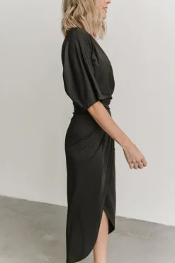 Best Baltic Born Solana Ruched Dress | Black