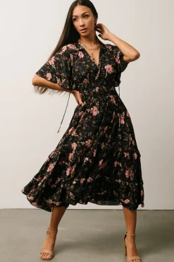 Clearance Baltic Born Spell Boho Midi Dress | Midnight Garden