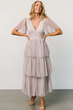 Outlet Baltic Born Starlet Tiered Maxi Dress | Vintage Gray