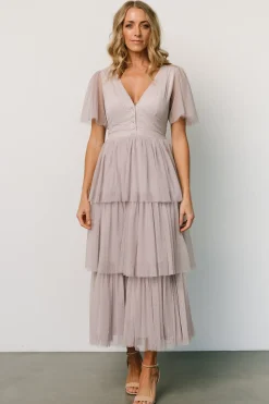 Outlet Baltic Born Starlet Tiered Maxi Dress | Vintage Gray