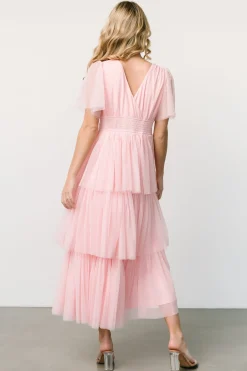 Hot Baltic Born Starlet Tiered Maxi Dress | Blush