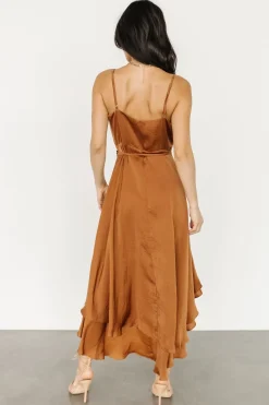 Fashion Baltic Born Steffi Tulip Wrap Dress | Bronze