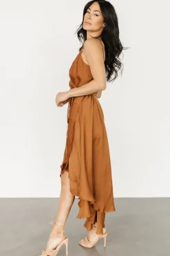 Fashion Baltic Born Steffi Tulip Wrap Dress | Bronze