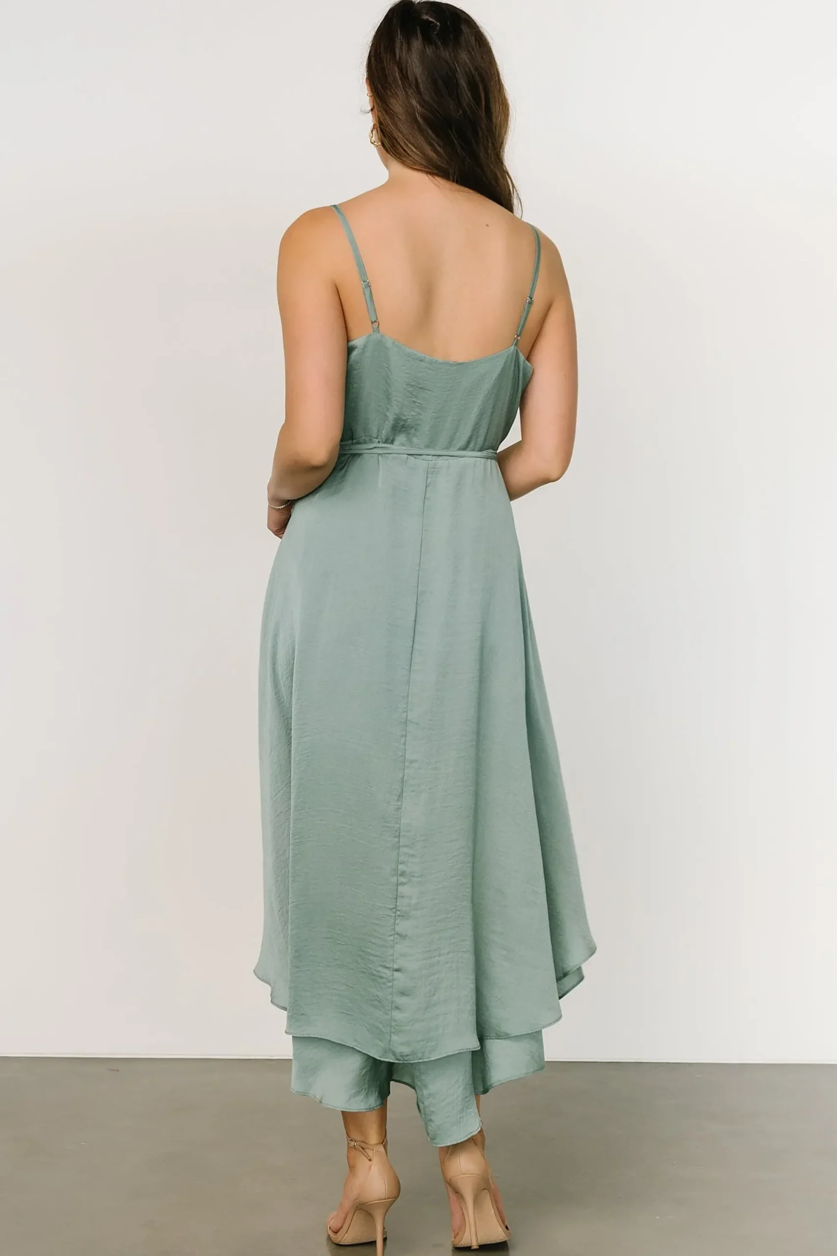 Online Baltic Born Steffi Tulip Wrap Dress | Eucalyptus